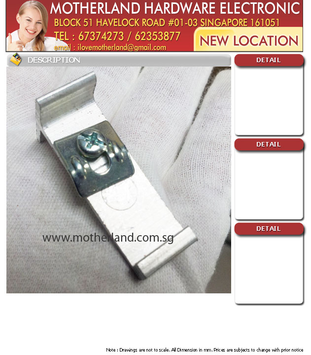 Aluminium Curtain Brackets double track holder